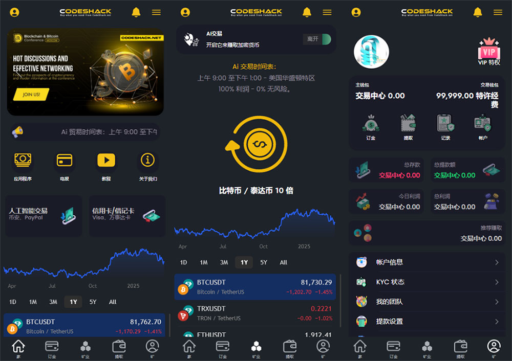 量化投资源码,区块链,理财系统